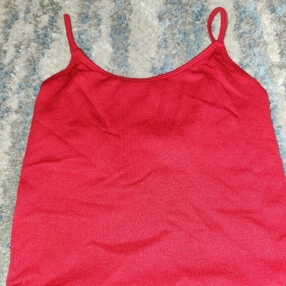 OYSHO Ribbed Red Hot Swimsuit || Retail 799 || NWT - Picture 3 of 9